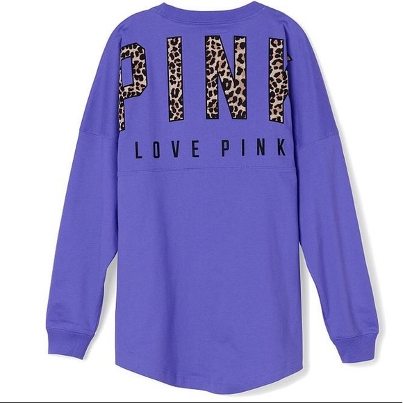 PINK Victoria's Secret Tops - PINK | Long Sleeve Varsity Crew